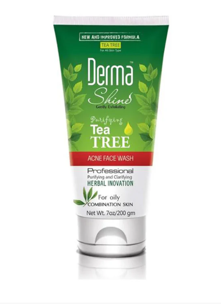 Derma Shine Tea Tree Face Wash 200g